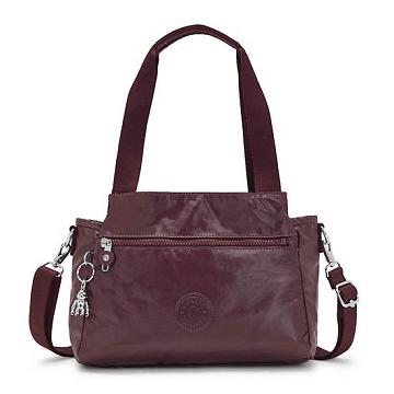 Kipling Elysia Metallic Omuz Çantası Bordo | TR 1809OK